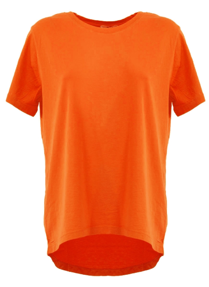 T SHIRT AMPIA PIU LUNGA DIETRO
