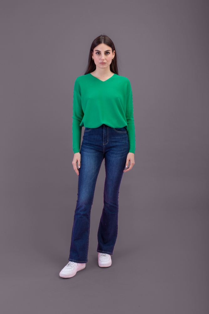 Jeans zampa vita alta discount