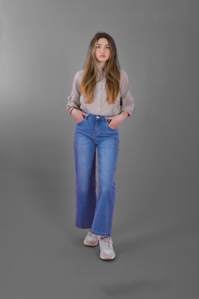 JEANS PALAZZO LEGGERO SUPER STRETCH