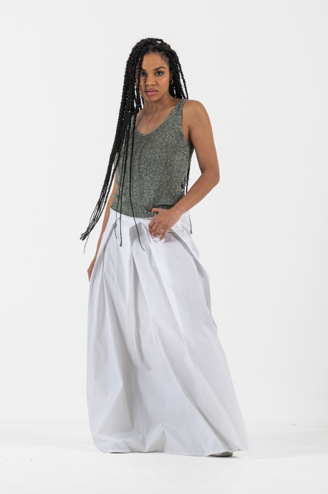 Gonna lunga cotone discount