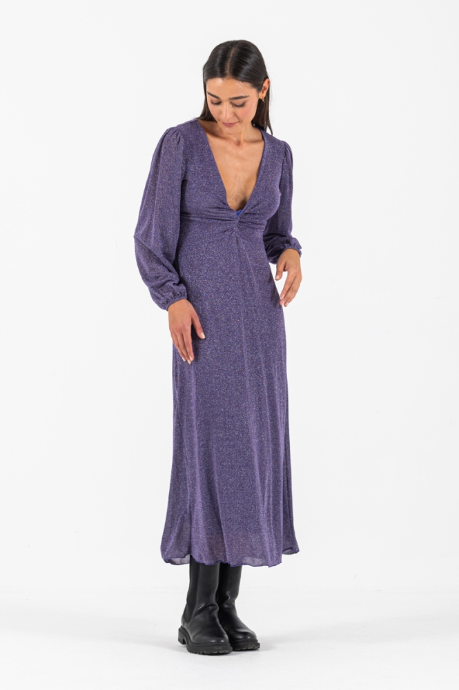 ABITO LUREX LUNGO CON NODO